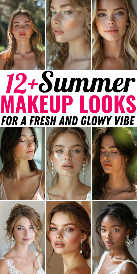 12+ Summer Makeup Looks for a Fresh and Glowy Vibe