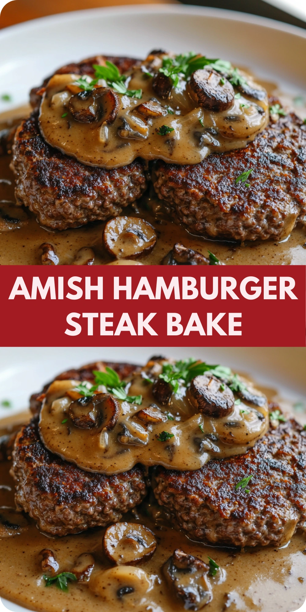 Amish Hamburger Steak Bake