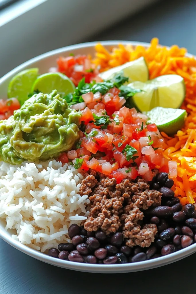 Beef Burrito Bowls