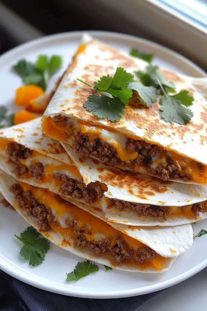Beef Quesadillas