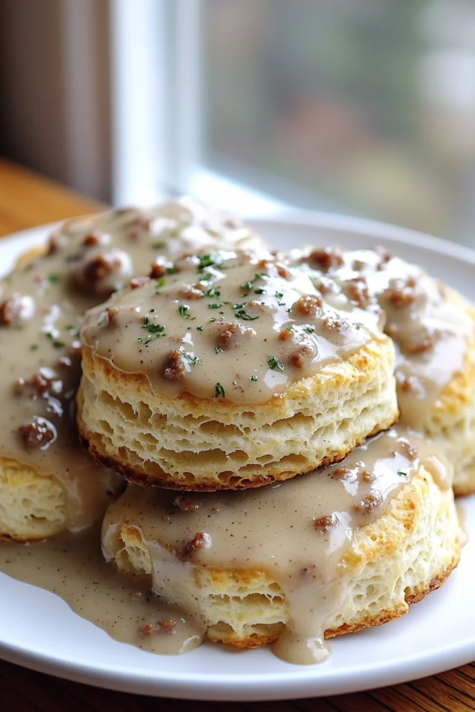 Biscuits and Sausage Gravy