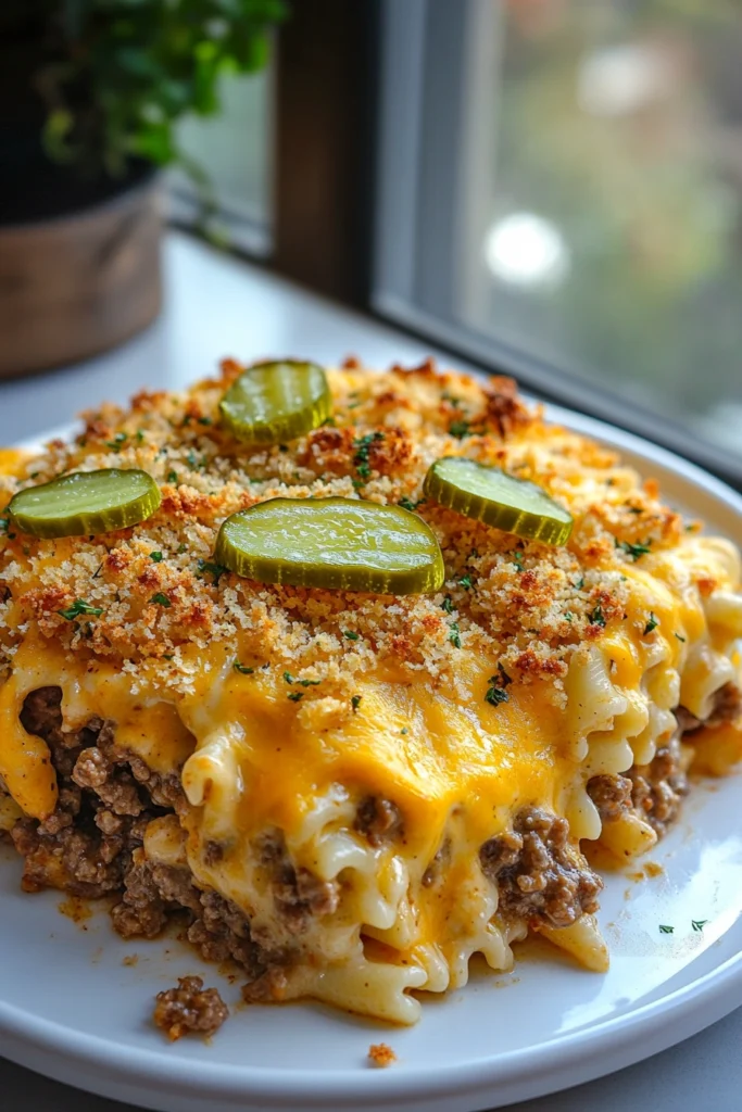 Cheeseburger Casserole