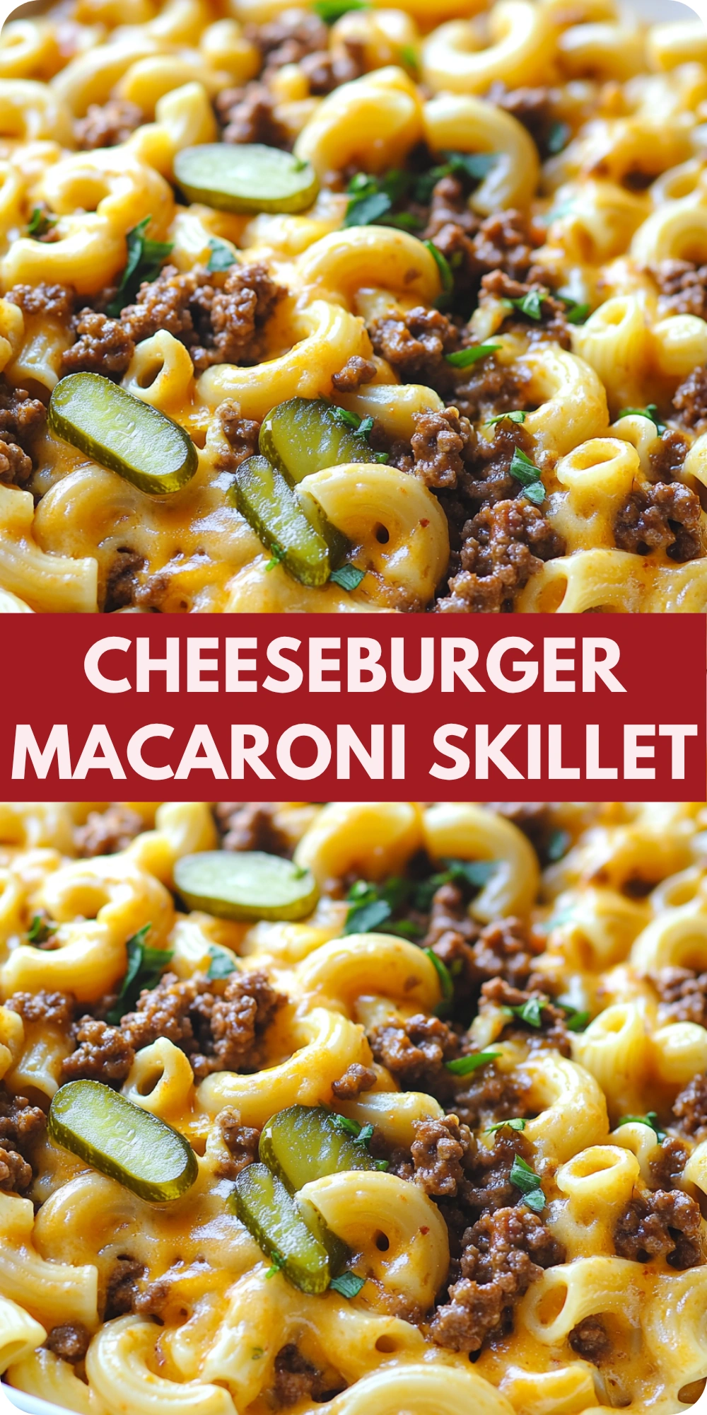 Cheeseburger Macaroni Skillet