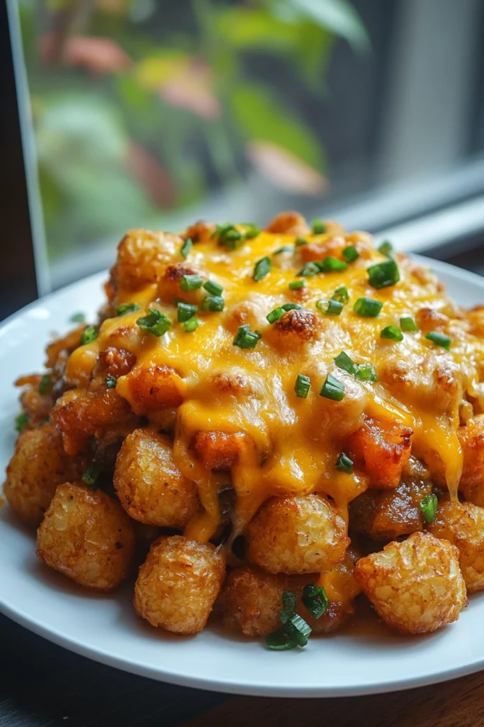 Cheesy Tater Tot Bake