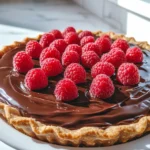 Chocolate Raspberry Ganache Pie