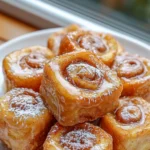 Cinnamon Roll French Toast Bites