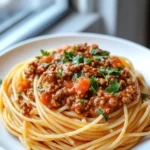 Classic Spaghetti Bolognese