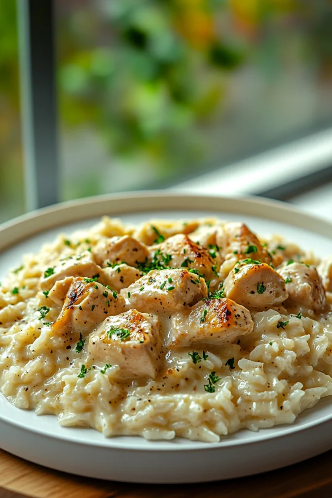 Creamy Chicken and Rice