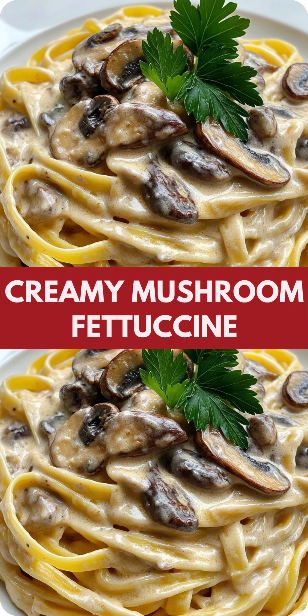 Creamy Mushroom Fettuccine