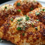 Crispy Parmesan Crusted Chicken
