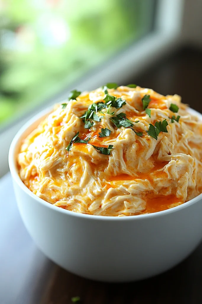 Crockpot Buffalo Chicken Dip
