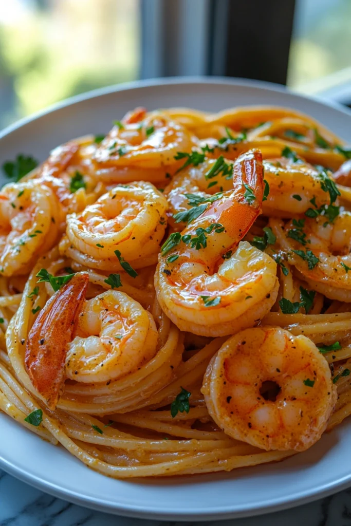 Garlic Butter Shrimp Pasta