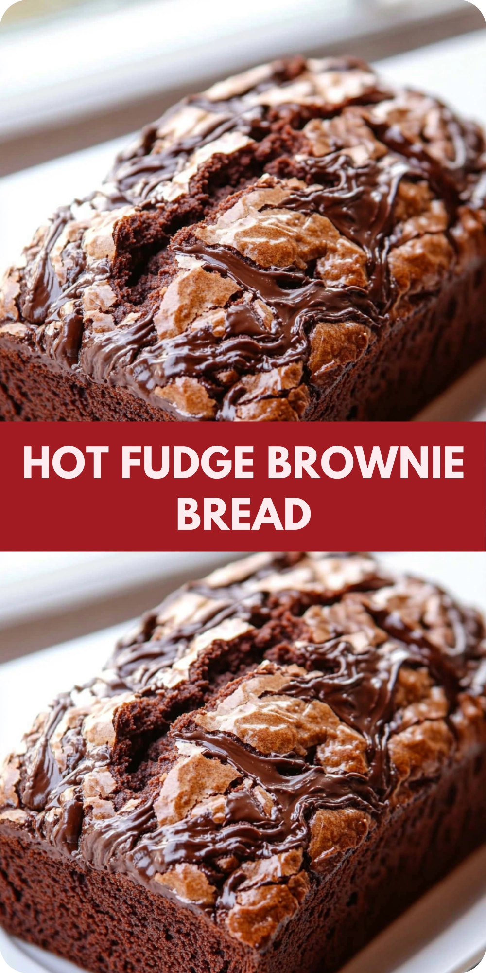 Hot Fudge Brownie Bread