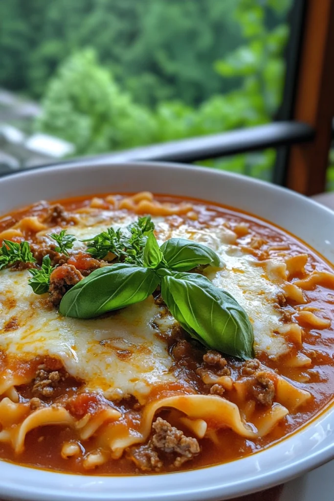 Lasagna Soup