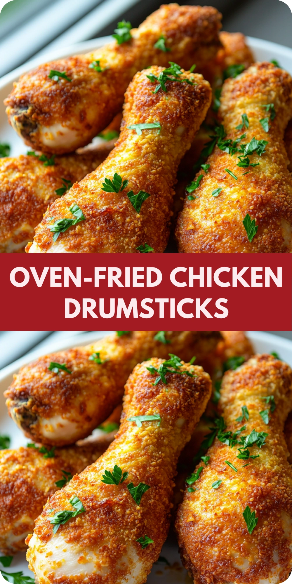 Oven-Fried Chicken Drumsticks
