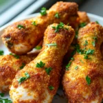 Oven-Fried Chicken Drumsticks