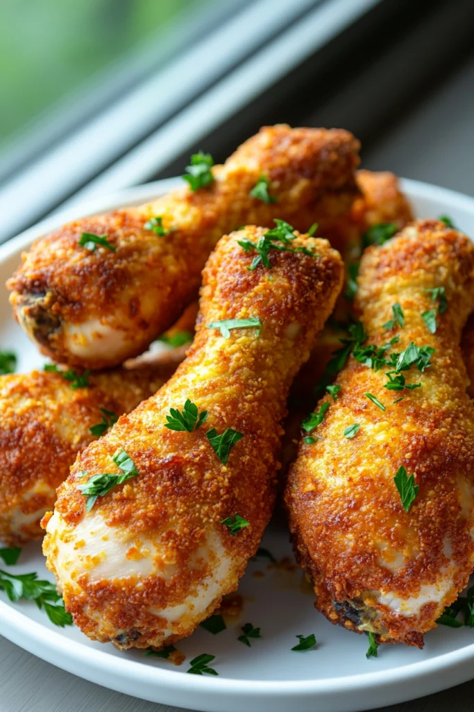 Oven-Fried Chicken Drumsticks