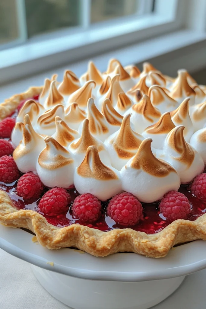 Raspberry Meringue Pie