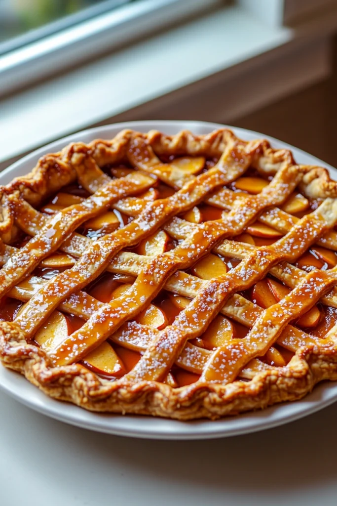 Salted Caramel Apple Pie