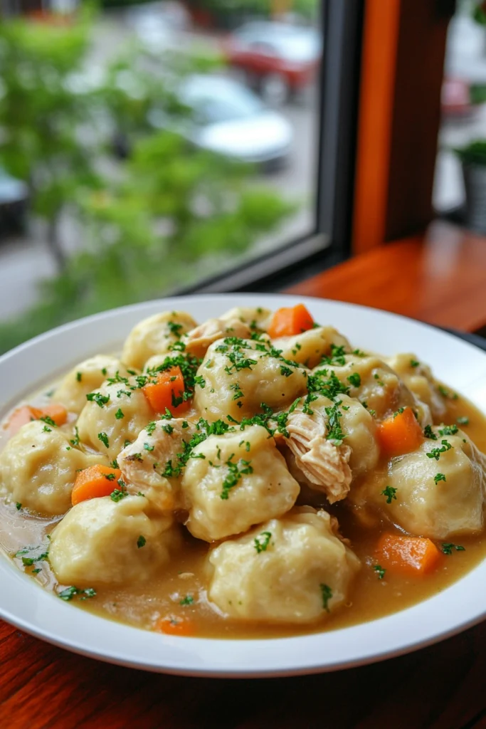 Slow Cooker Chicken and Dumplings