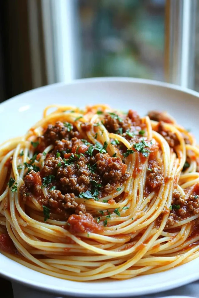 Spaghetti with Meat Sauce