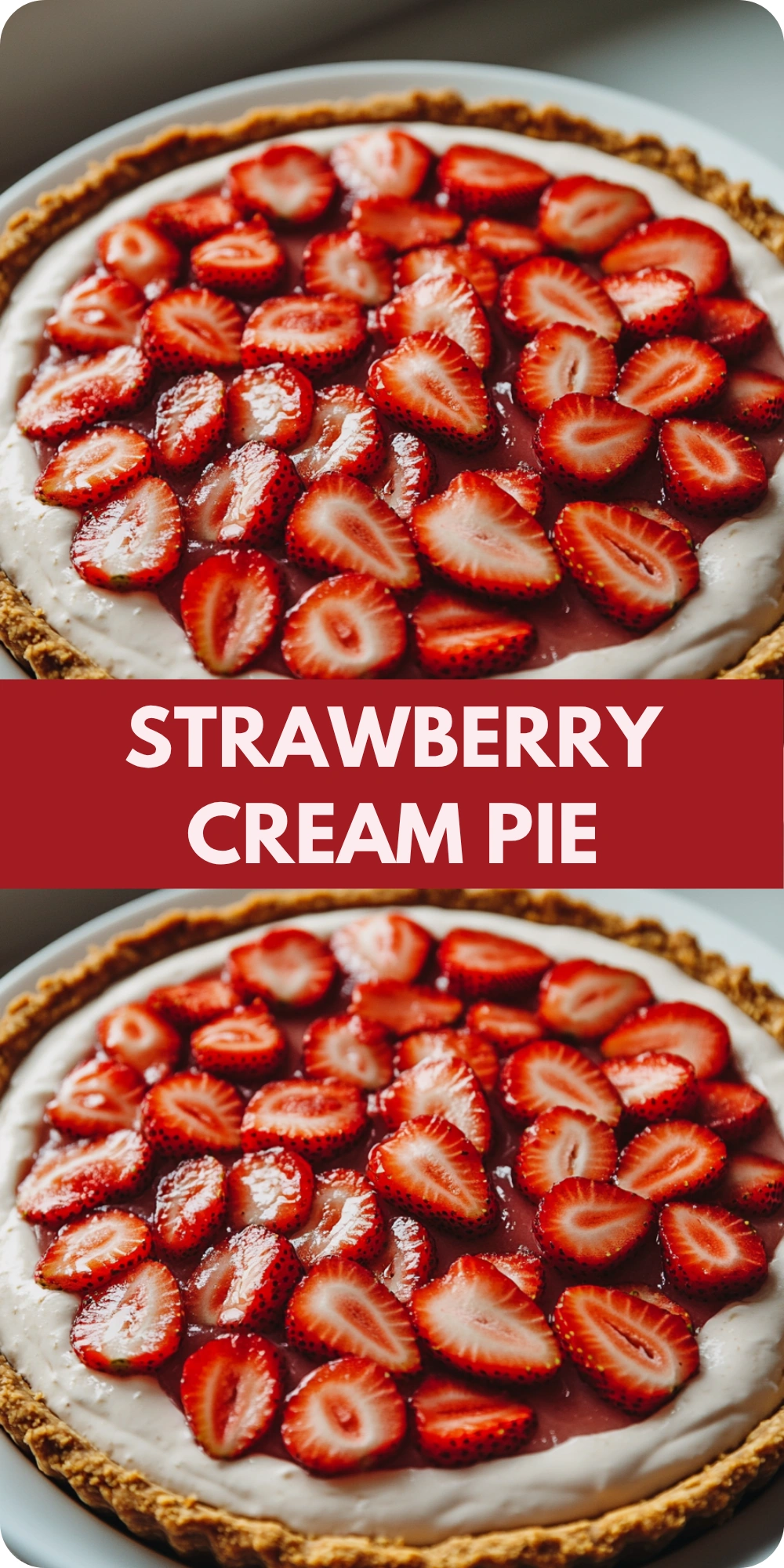Strawberry Cream Pie