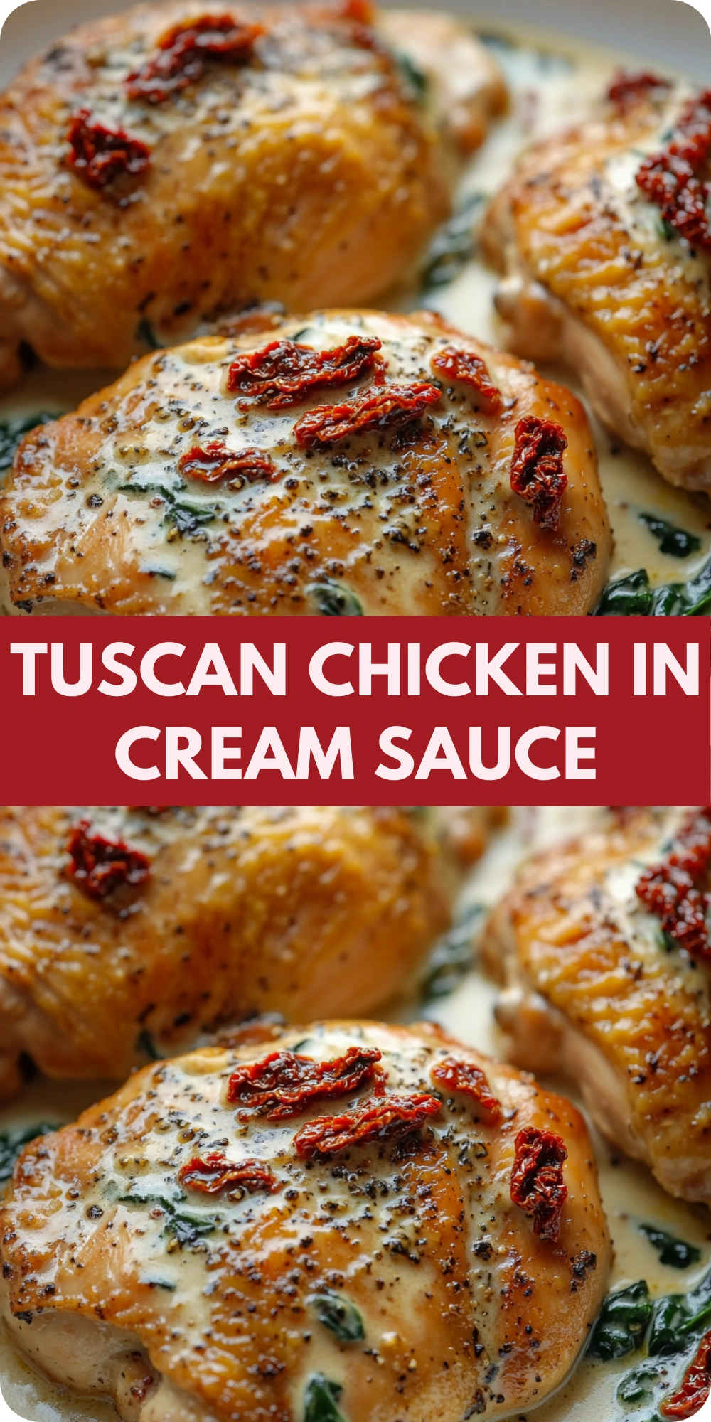Tuscan Chicken in Cream Sauce