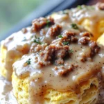 Sausage Gravy and Biscuits