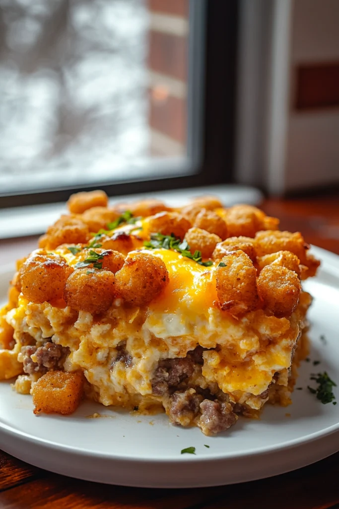 Tater Tot Breakfast Casserole
