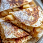 Apple Cheesecake Breakfast Quesadillas