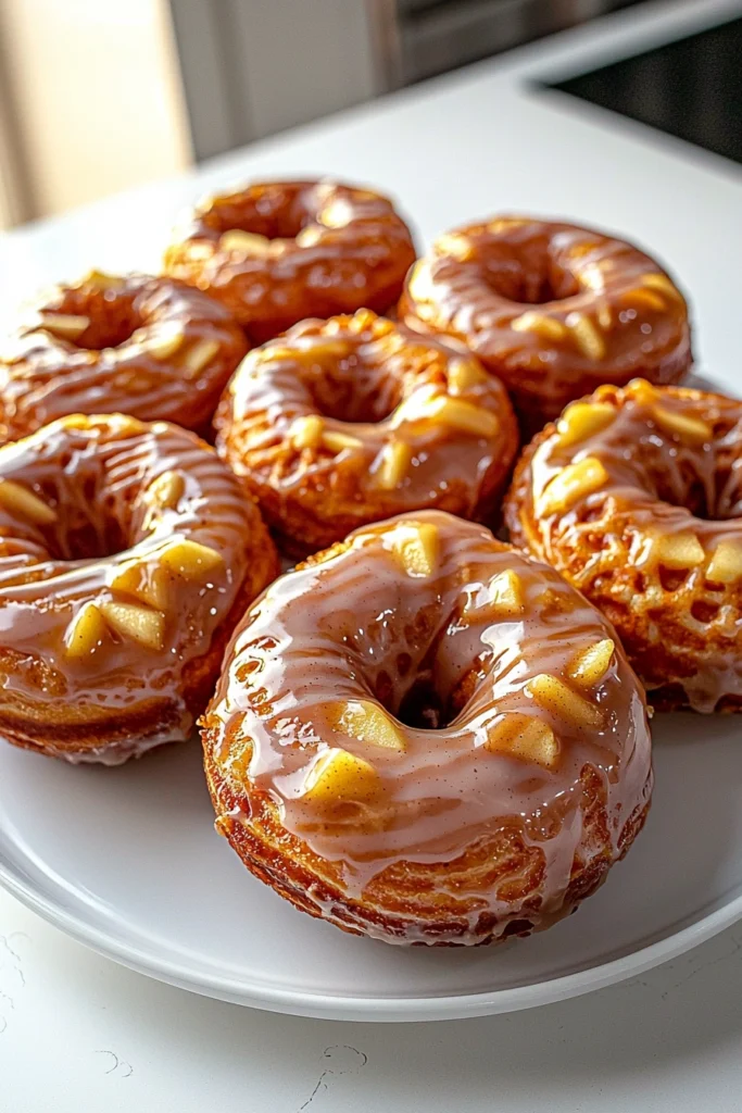 Apple Fritter Waffle Donuts
