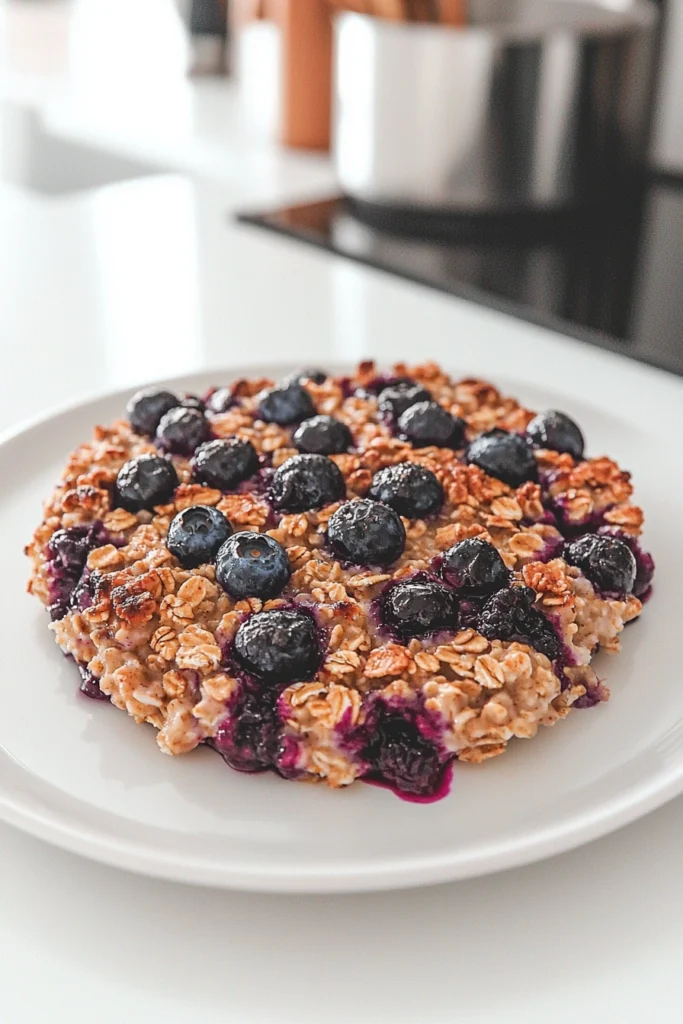 Blueberry Baked Oatmeal