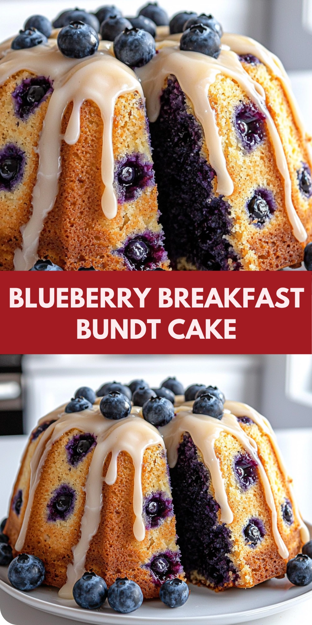 Blueberry Breakfast Bundt Cake
