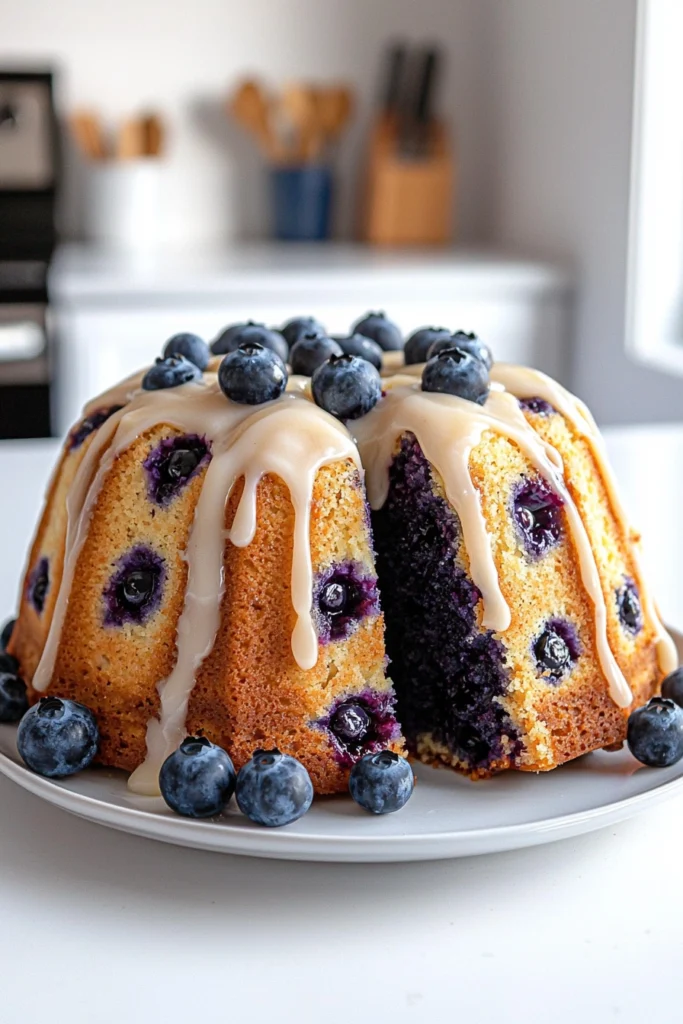 Blueberry Breakfast Bundt Cake
