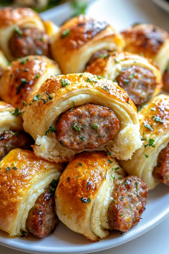 Breakfast Sausage Crescent Rolls