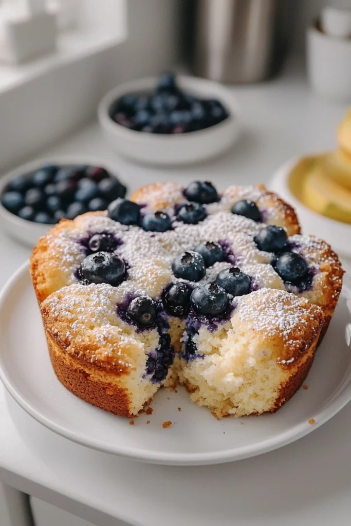 Buttermilk Blueberry Breakfast Cake