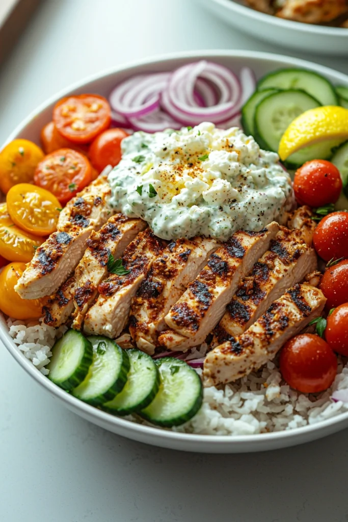 Chicken Gyro Bowls
