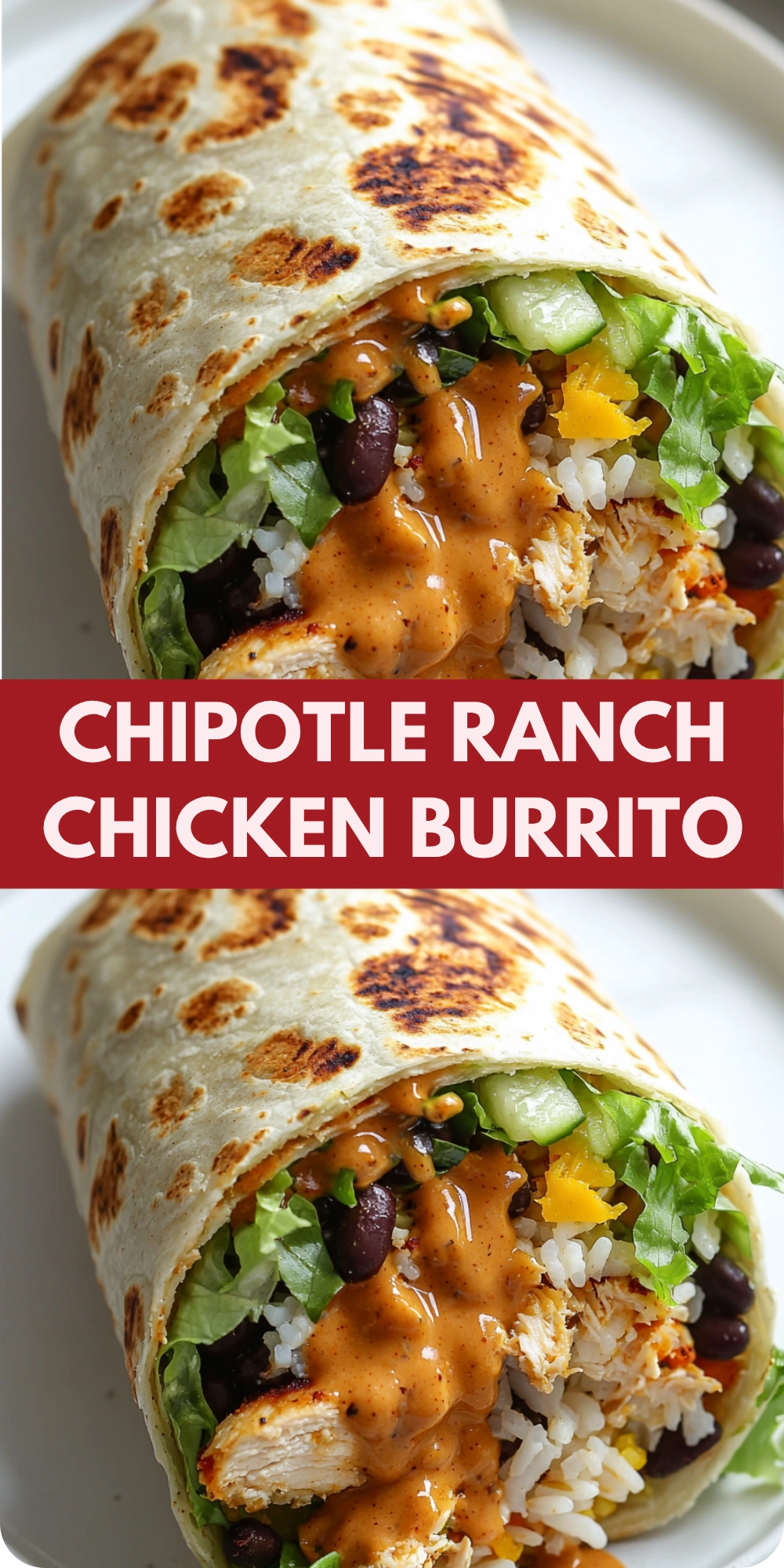 Chipotle Ranch Chicken Burrito