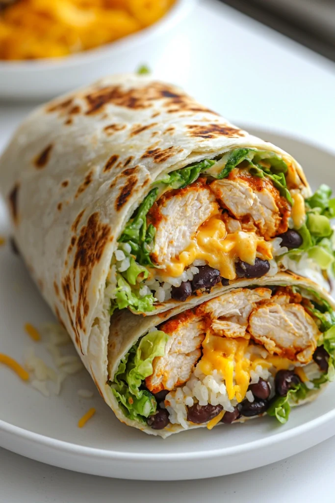 Chipotle Ranch Chicken Burrito