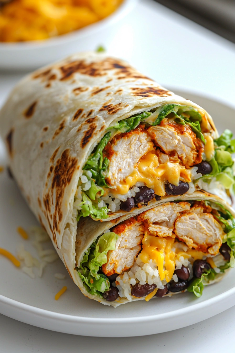 Chipotle Ranch Chicken Burrito