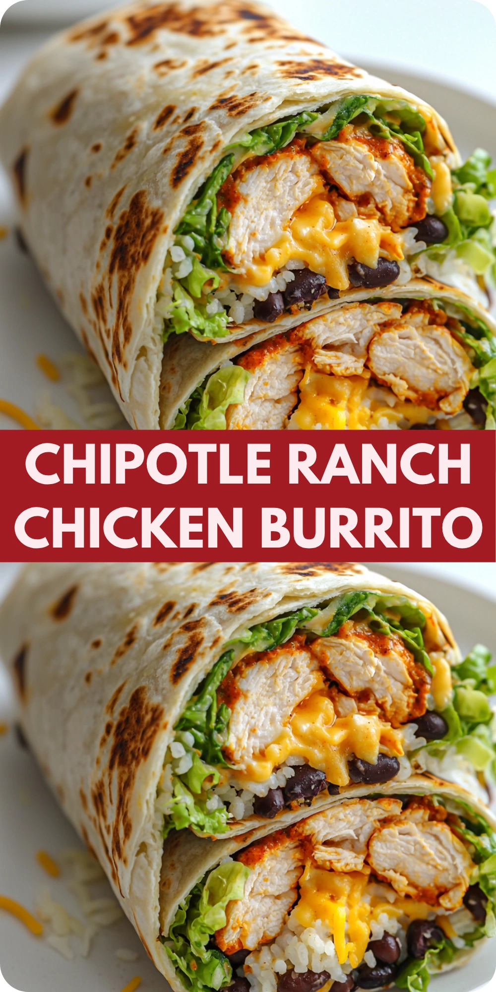 Chipotle Ranch Chicken Burrito