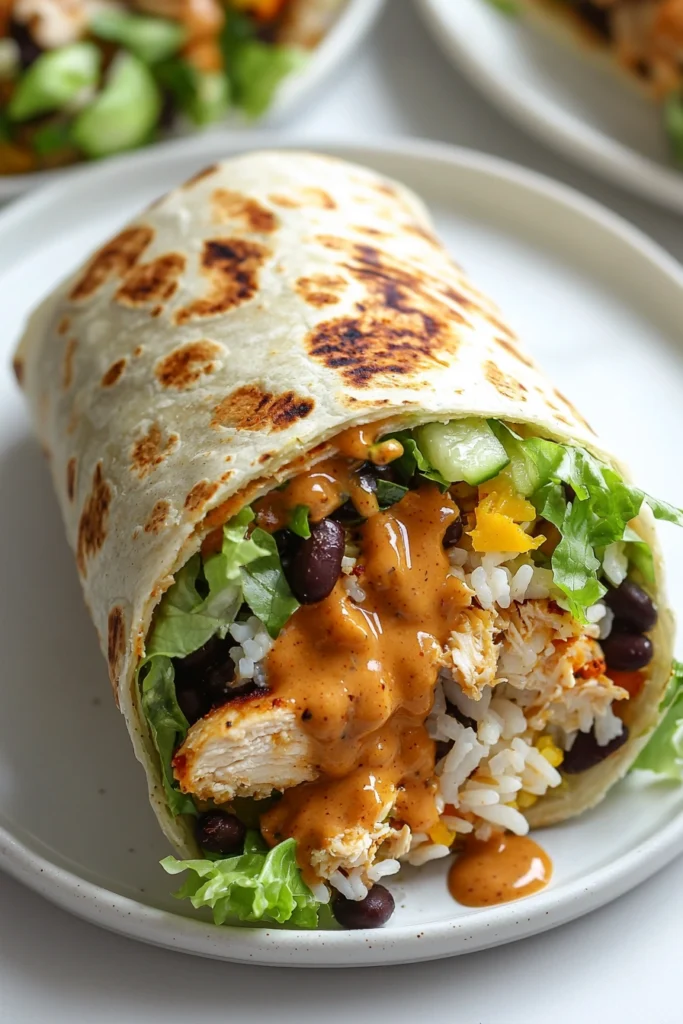 Chipotle Ranch Chicken Burrito