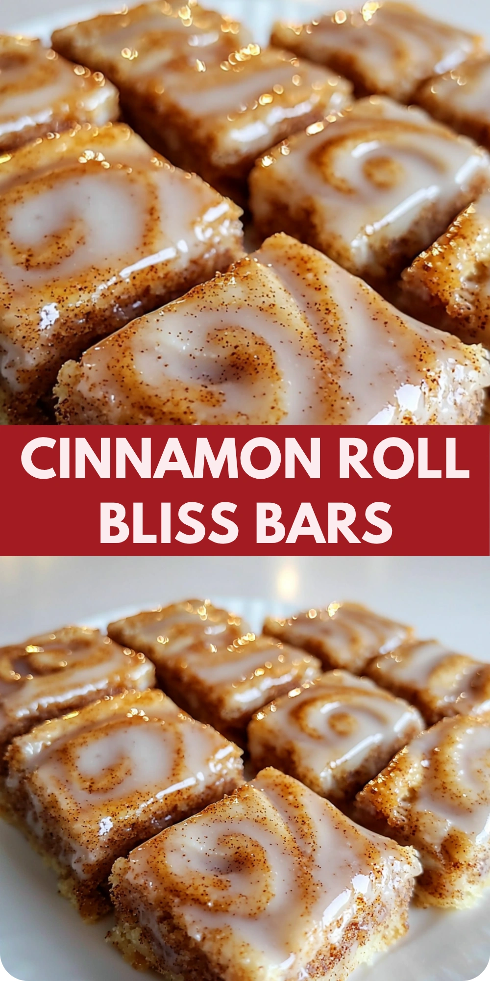 Cinnamon Roll Bliss Bars