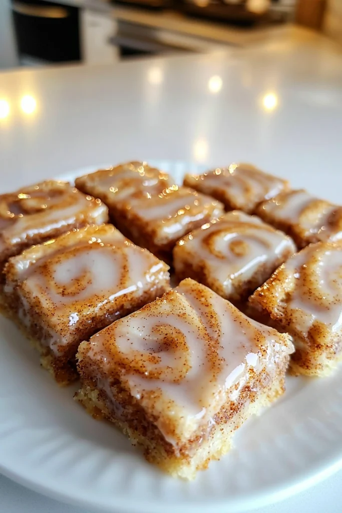 Cinnamon Roll Bliss Bars