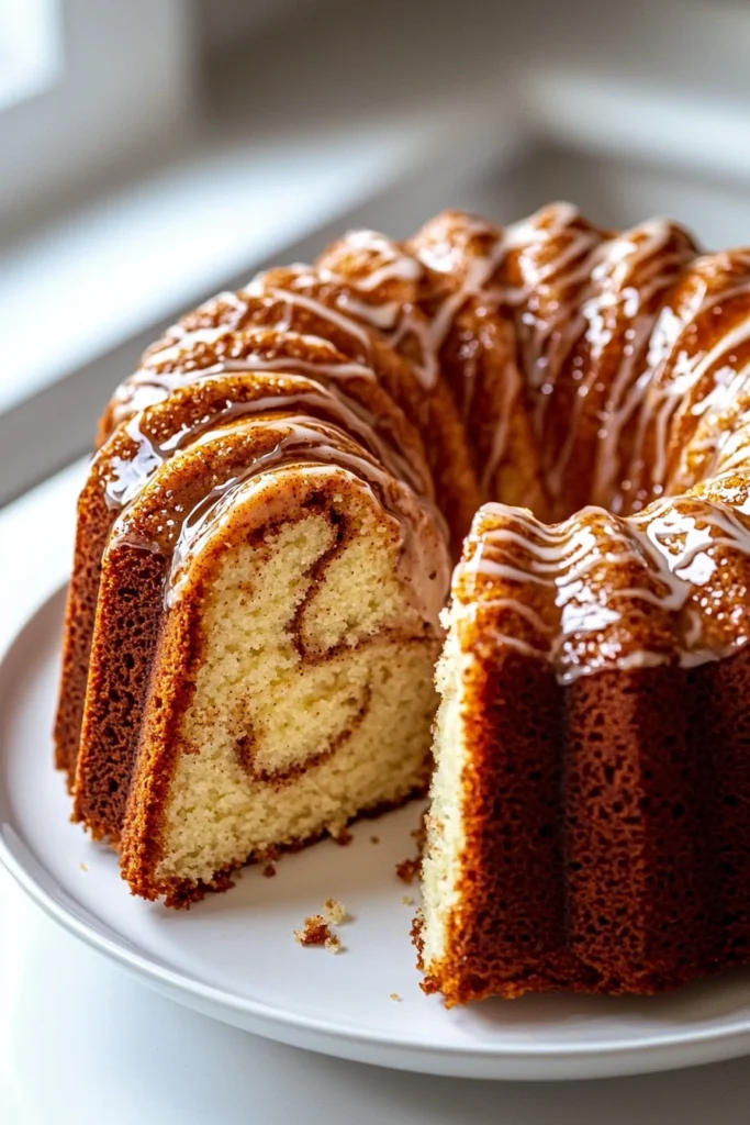 Cinnamon Swirl Sour Cream Bundt Cake