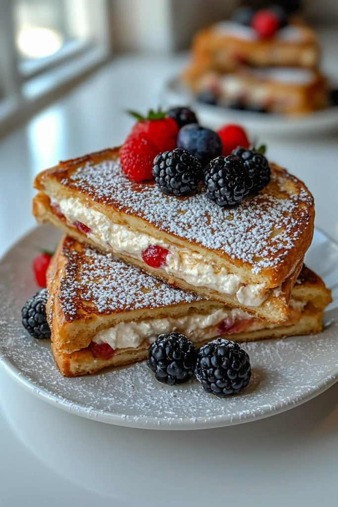 Cream Cheese Stuffed French Toast