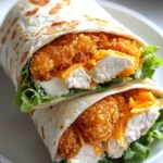 Crispy Chicken Ranch Snack Wrap