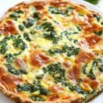 Crustless Spinach Quiche