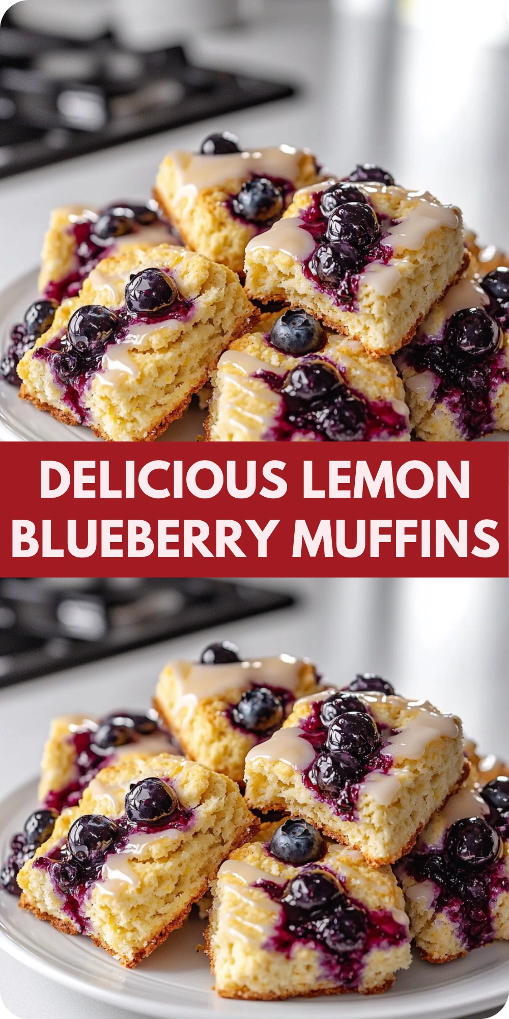 Delicious Lemon Blueberry Muffins