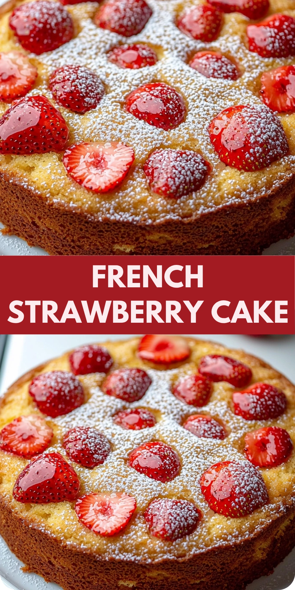 French Strawberry Cake